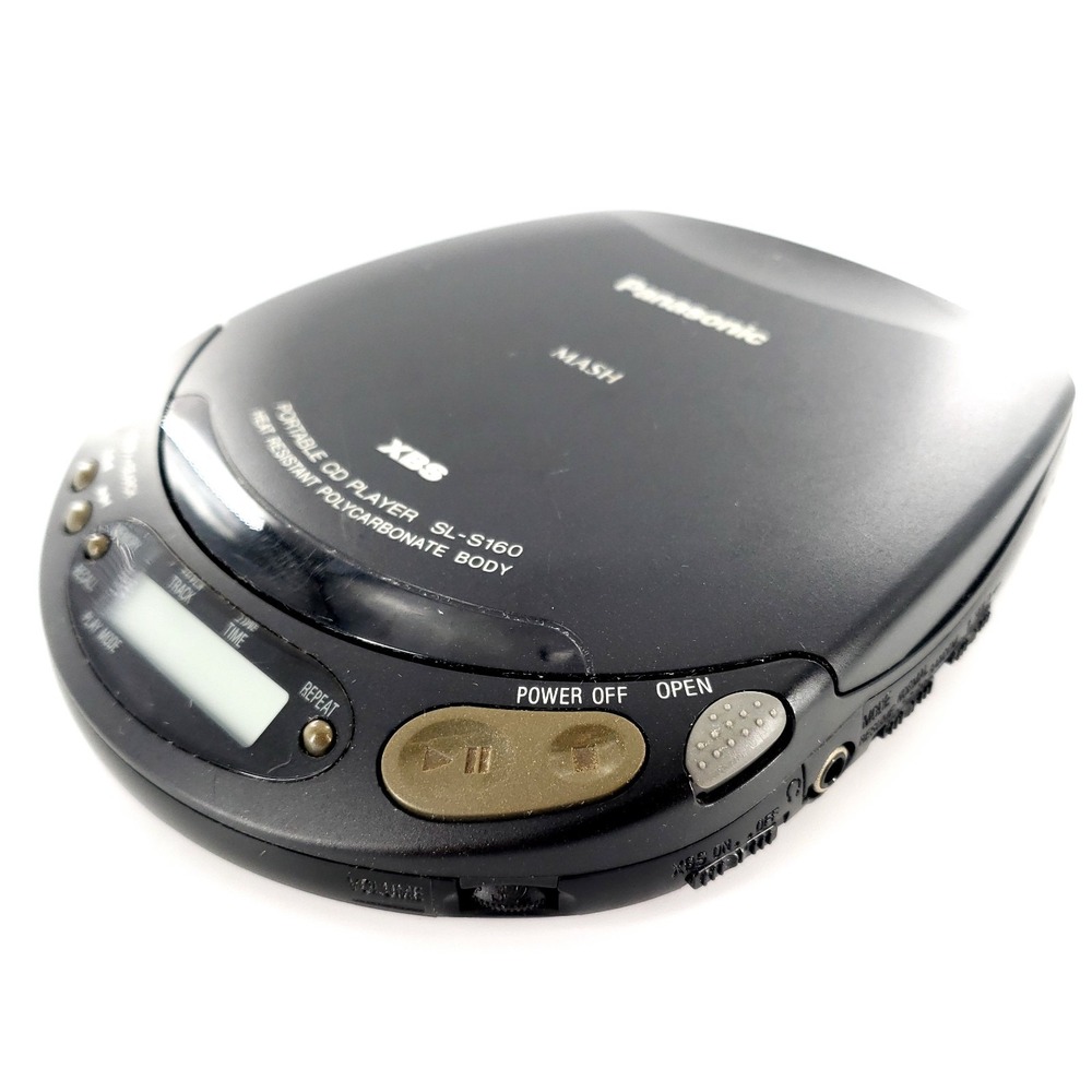 Panasonic SL-S160 XBS Portable CD Player w/ Power Adapter Tested & Works - Picture 4 of 12